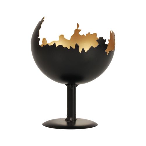 Floristik24 Decorazione da tavola Portacandele natalizio in metallo 15,5 cm Ø12 cm