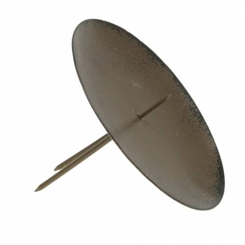 Prodotto Portacandele a innesto 8 cm marrone 4 pz
