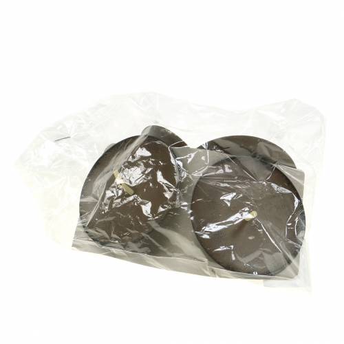 Prodotto Portacandele a innesto 8 cm marrone 4 pz