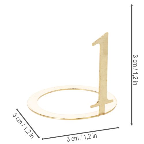 Set di 4 candele a cono per corona d'Avvento, 3 cm. | Floristik24.it