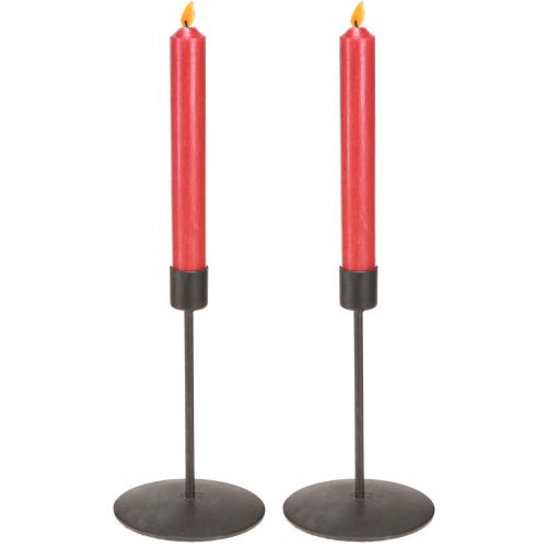 Prodotto Portacandele in metallo portacandele marrone antico H16cm 2 pezzi