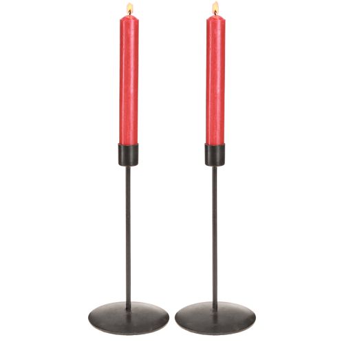 Prodotto Portacandele portacandele marrone antico H21,5cm 2 pezzi