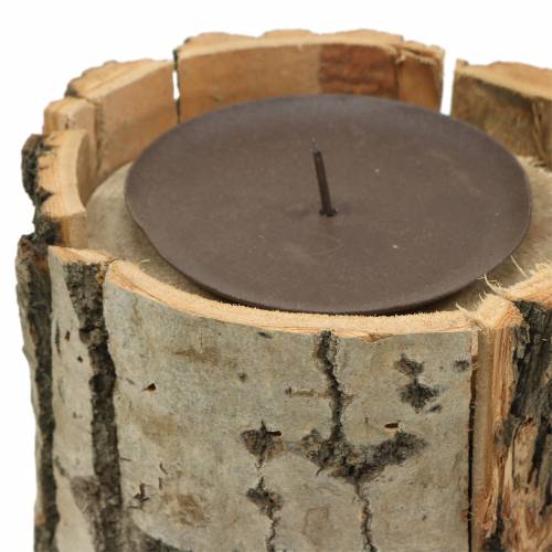 Floristik24 Candeliere in legno Ø13cm H16cm