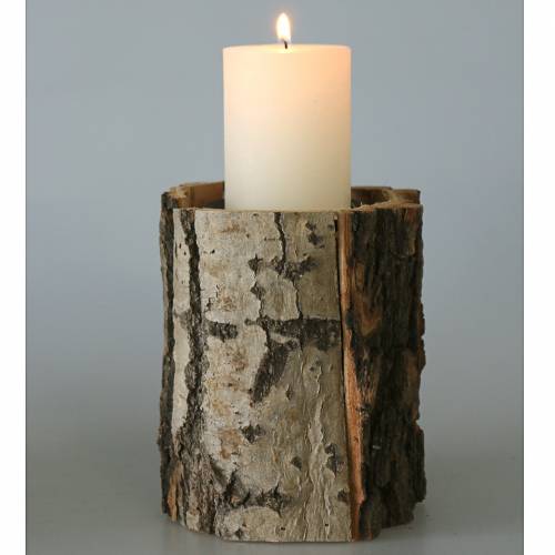 Floristik24 Candeliere in legno Ø13cm H16cm