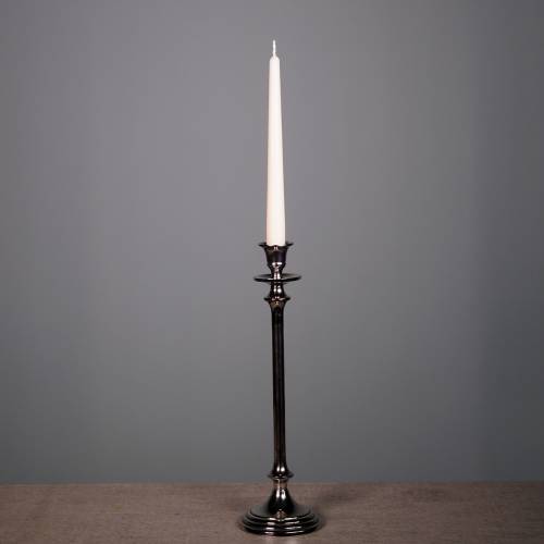 Floristik24 Candeliere argento H35cm