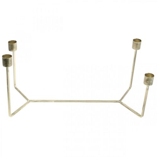 Prodotto Candeliere per portacandele champagne metallo 37 × 17 × 18cm