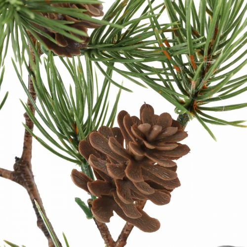 Floristik24 Pino artificiale in vaso Albero di Natale con pigne 52cm