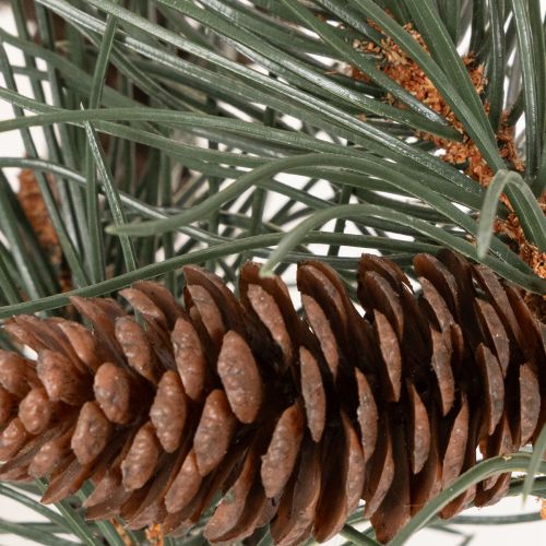 Ramo di pino artificiale con pigne, decorazione per soggiorno, 93 cm | Floristik24.it