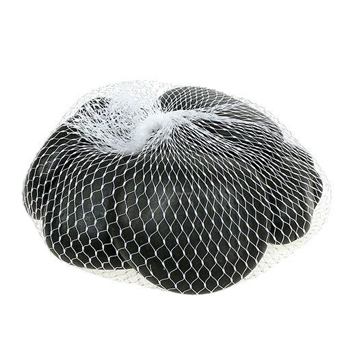 Floristik24 Ciottoli neri 4cm - 7cm 1kg