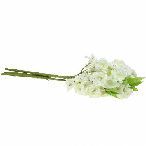 Floristik24 Ramo di ciliegio crema 45 cm 3 pezzi per la decorazione