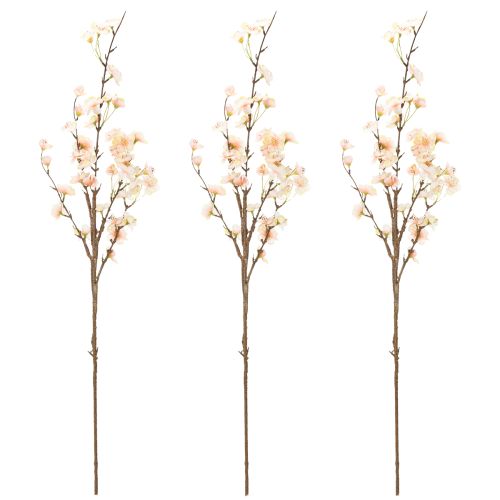 Prodotto Ramo fiorito decorativo con delicati fiori di ciliegio, 83 cm, 3 pezzi