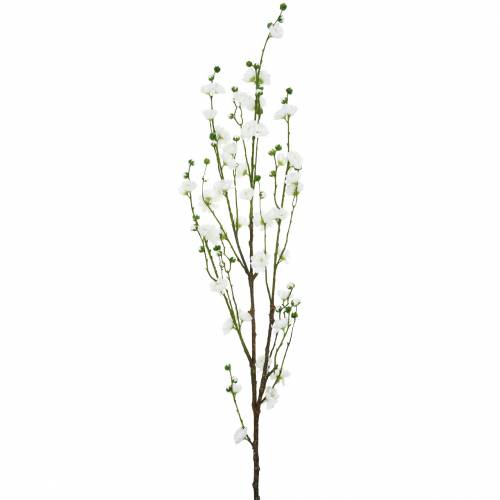 Floristik24 Ramo di fiori di ciliegio ramo decorativo artificiale bianco decorazione primaverile di fiori di ciliegio
