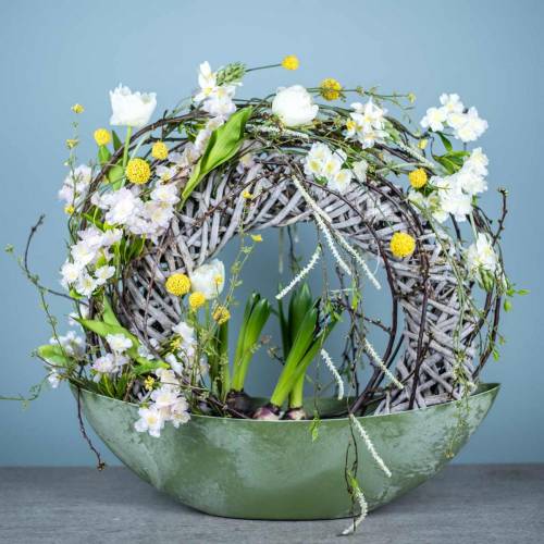 Floristik24 Ramo di fiori di ciliegio bianco artificiale 103 cm