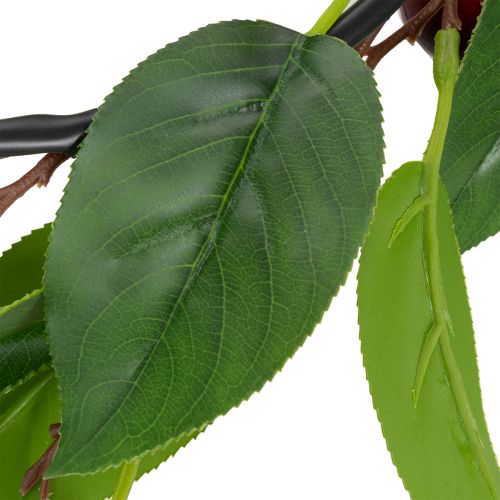 Prodotto Ghirlanda artificiale con ciliegie. Perfetta per decorare gli ambienti in modo naturale. Effetto floreale. 160 cm.