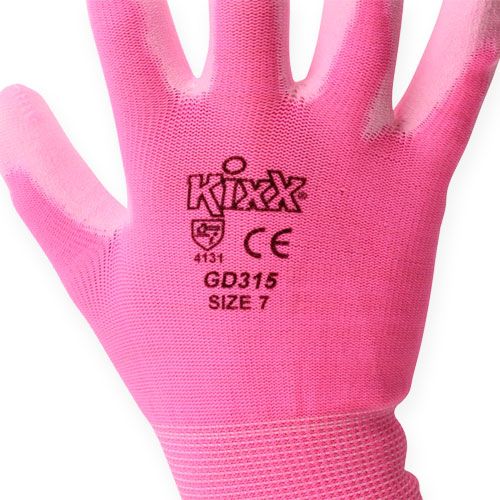 Prodotto Guanti da giardino Kixx taglia 7 rosa, rosa