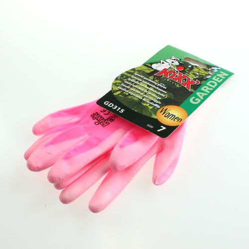 Prodotto Guanti da giardino Kixx taglia 7 rosa, rosa