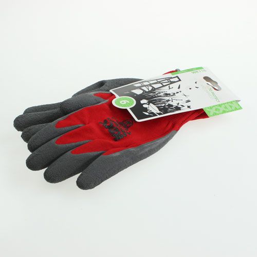 Prodotto Guanti da giardino in nylon Kixx taglia 10 rosso, grigio