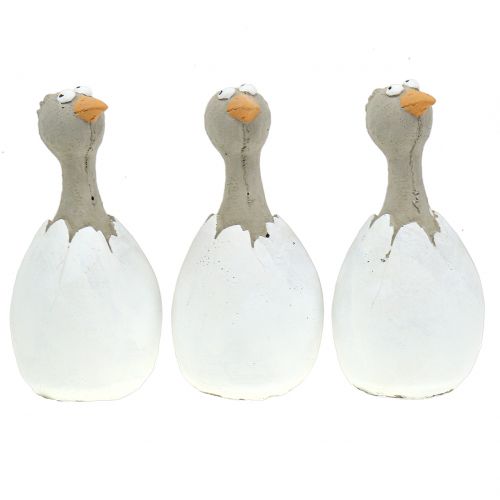 Floristik24 Pulcino Figura da decorare in uovo H16,5cm 3 pezzi