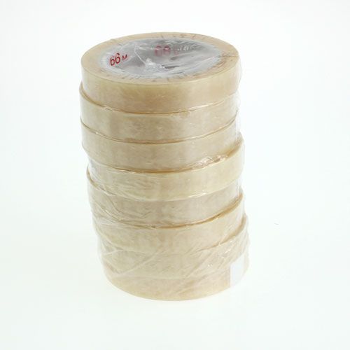 Floristik24 Nastro adesivo 12mm x 66m PVC neutro 12 pz
