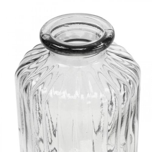 Floristik24 Vasi piccoli vaso vetro vasi fiori vetro Ø6cm H10cm 2pz