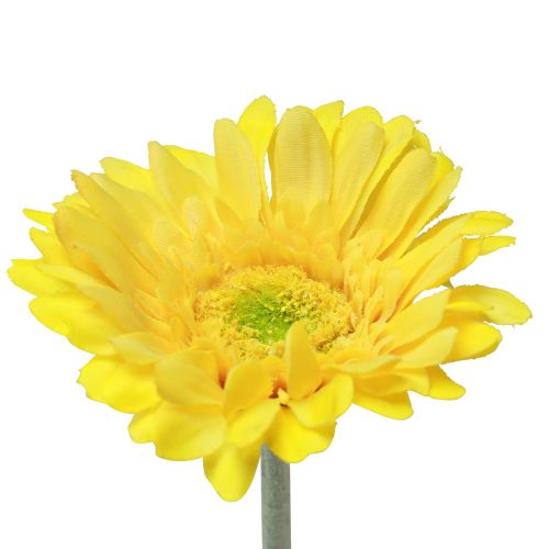 Floristik24 Fiori artificiali Gerbera gialla 45cm
