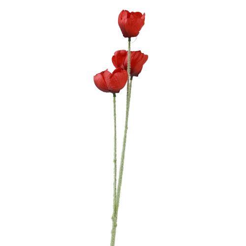Prodotto Fiori artificiali papavero rosso 50 cm