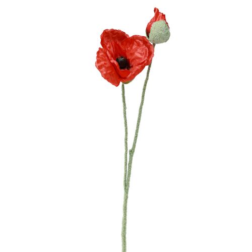 Prodotto Fiori artificiali papavero rosso 67 cm