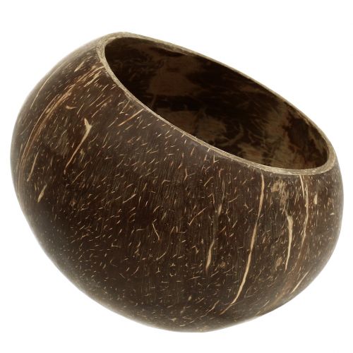Gusci di cocco lucidati naturali 5 pezzi