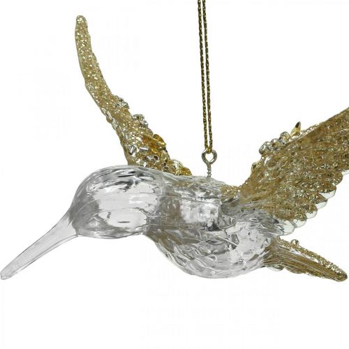 Floristik24 Ornamenti per alberi di Natale ciondolo colibrì uccello 11,5/14 cm set di 2