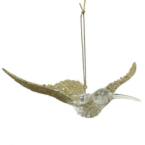 Floristik24 Ornamenti per alberi di Natale ciondolo colibrì uccello 11,5/14 cm set di 2