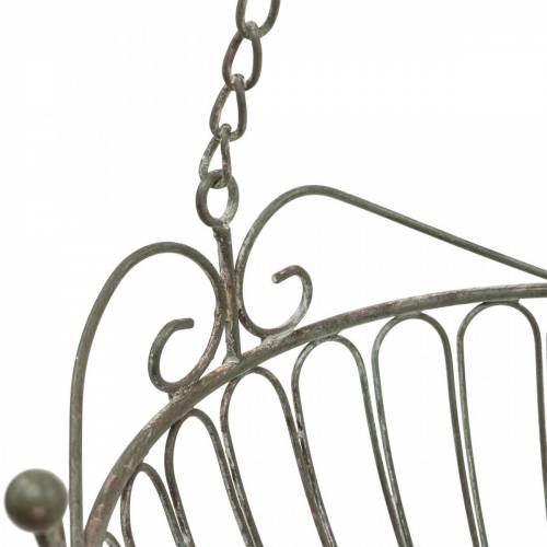 Floristik24 Cesto di fiori decorativo cesto di piante in metallo lavato bianco ruggine Ø28/22cm set di 2