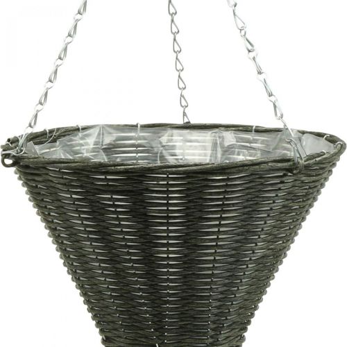 Prodotto Borsa a cono di luce Basket grigia Ø35cm H37cm