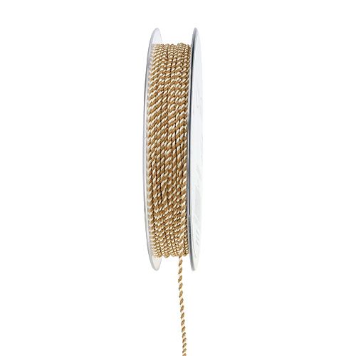 Cordone crema-caramello 1mm 25m