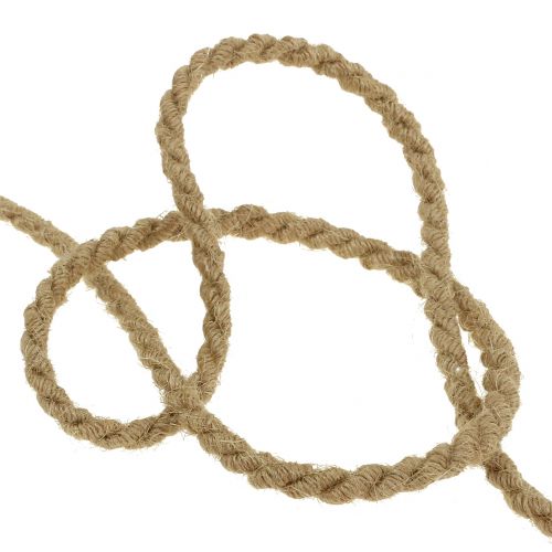 Floristik24 Corda iuta naturale Ø6mm 9m