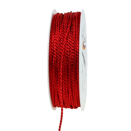 Floristik24 Cavo Rosso 2mm 50m