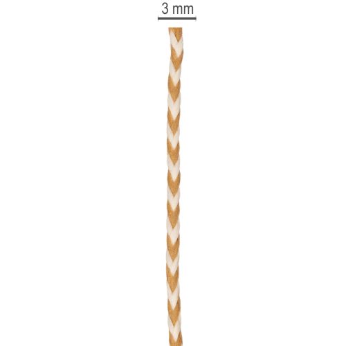 Nastro regalo, cordoncino bicolore, 3 mm, 20 m | Floristik24.it