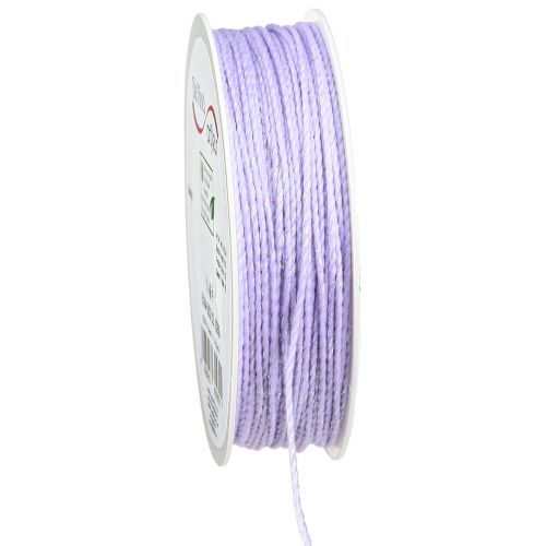 Cordone con cordoncino decorativo mica viola iridescente 15mm 50m