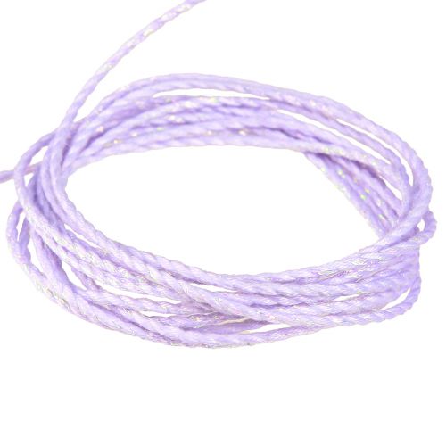 Prodotto Cordone con cordoncino decorativo mica viola iridescente 15mm 50m