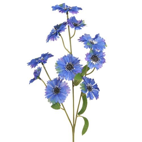 Floristik24 Fiordaliso fiori artificiali di prato in blu 55 cm 6 pezzi