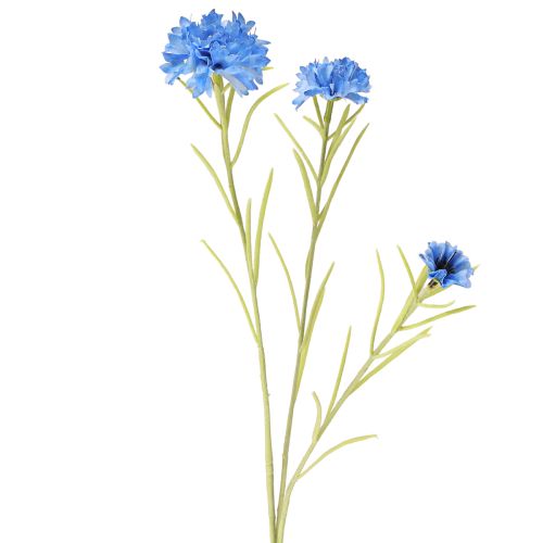 Fiordalisi artificiali blu fiori artificiali estivi 85 cm 3 pezzi
