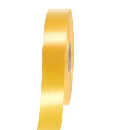 Floristik24 Nastro arricciacapelli 30mm 100m giallo