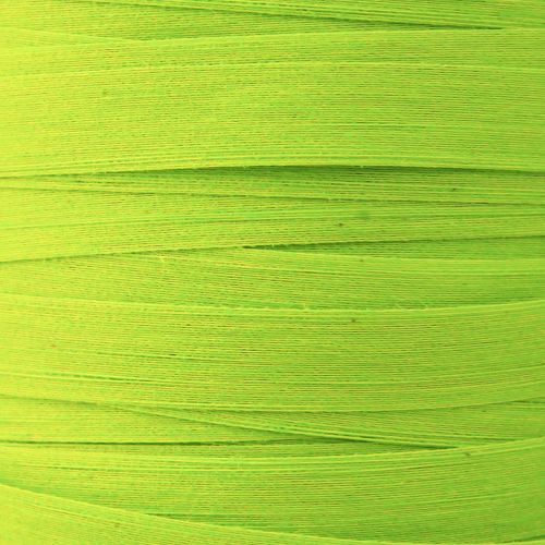 Prodotto Nastro arricciacapelli in cotone sostenibile nastro verde 10mm 100m