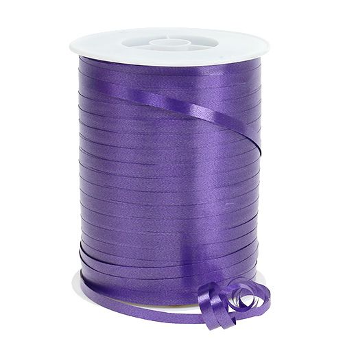 Floristik24 Nastro arricciacapelli viola 4,8 mm 500 m