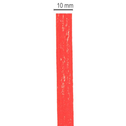 Nastro arricciato rosso, confezione regalo ecologica, rotolo da 10 mm e 100 m | Floristik24.it