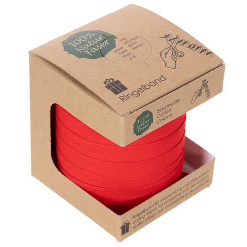 Nastro arricciato rosso,