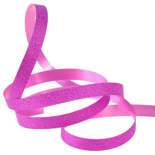 Prodotto Nastro regalo con Glitter Magnetico Metallic Rosa 10mm 100m