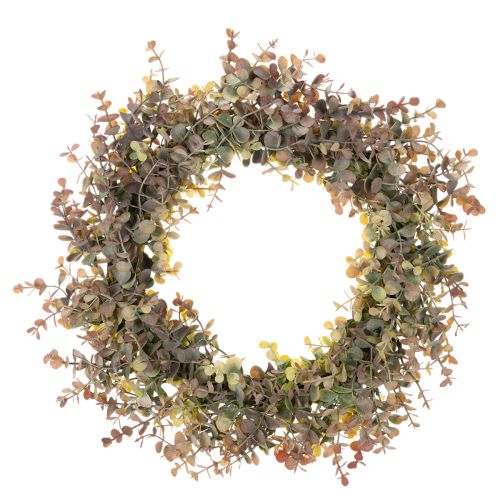 Ghirlanda artificiale di eucalipto, decorazione autunnale, rotonda, 45 cm acquistare | Floristik24.it