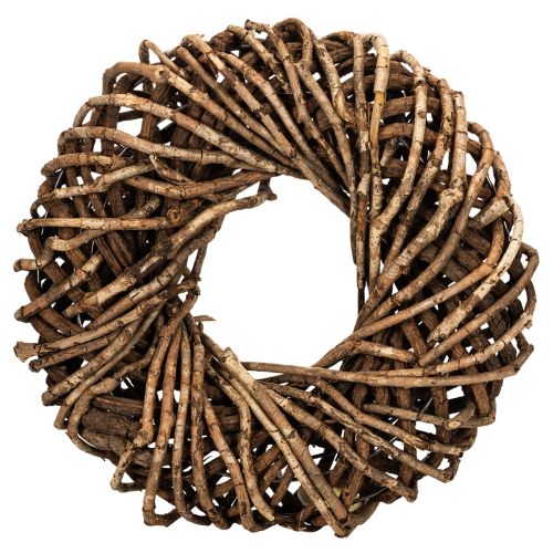 Ghirlanda realizzata con ramoscelli naturali, ghirlanda rotonda in rattan per lavori creativi, 35 cm acquistare | Floristik24.it