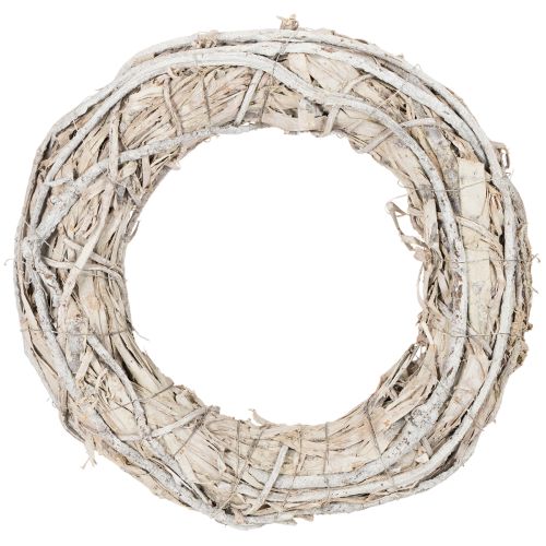 Ghirlanda di rami per porta, grande decorazione 40 cm