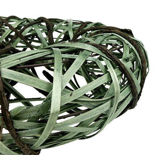 Floristik24 Ghirlanda con salice e corteccia grande verde Ø45cm